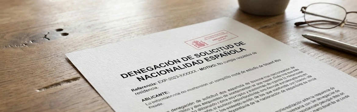 porque pueden denegar la nacionalidad española